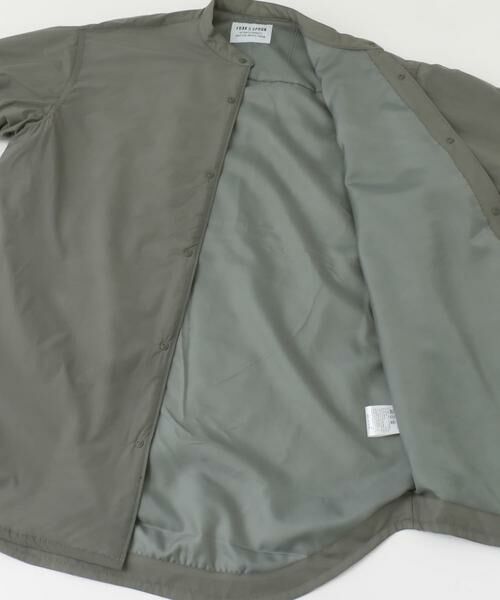 URBAN RESEARCH DOORS / アーバンリサーチ ドアーズ ブルゾン | FORK&SPOON　パデッドバンドカラーブルゾン | 詳細3