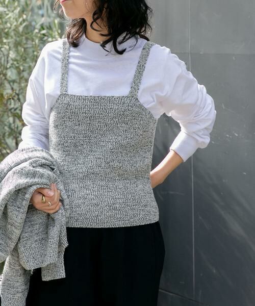 URBAN RESEARCH DOORS / アーバンリサーチ ドアーズ ニット・セーター | FORK&SPOON　ミックスヤーンニットビスチェ | 詳細1