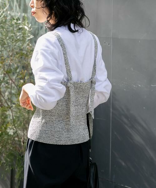 URBAN RESEARCH DOORS / アーバンリサーチ ドアーズ ニット・セーター | FORK&SPOON　ミックスヤーンニットビスチェ | 詳細3