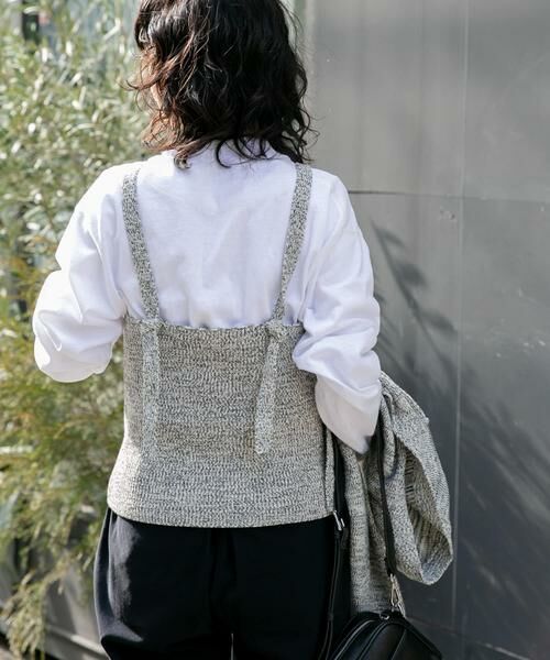 URBAN RESEARCH DOORS / アーバンリサーチ ドアーズ ニット・セーター | FORK&SPOON　ミックスヤーンニットビスチェ | 詳細4