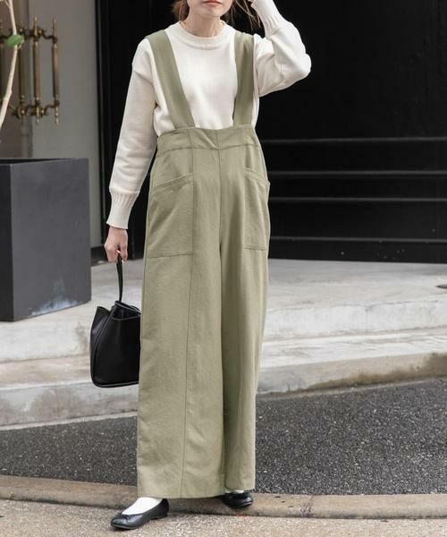 URBAN RESEARCH DOORS / アーバンリサーチ ドアーズ その他パンツ | FORK&SPOON TRサスペンダーパンツ(グリーン系その他)