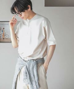 URBAN RESEARCH DOORS / アーバンリサーチ ドアーズ ニット・セーター | FORK&SPOON　ヘンリーネックニットTシャツ