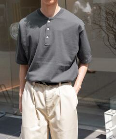 URBAN RESEARCH DOORS / アーバンリサーチ ドアーズ ニット・セーター | FORK&SPOON　ヘンリーネックニットTシャツ