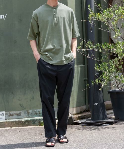 URBAN RESEARCH DOORS / アーバンリサーチ ドアーズ ニット・セーター | FORK&SPOON　ヘンリーネックニットTシャツ | 詳細5