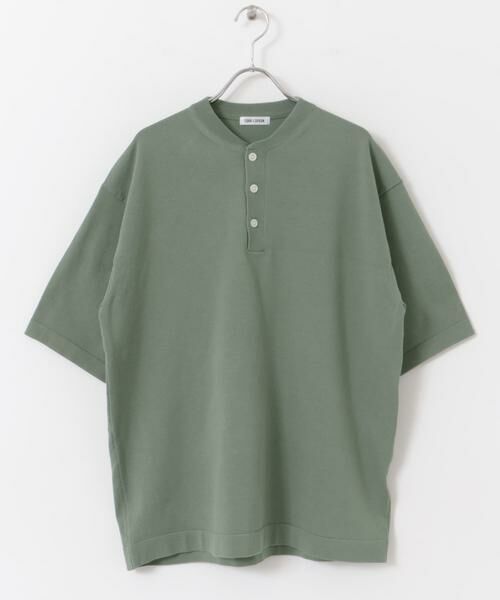 URBAN RESEARCH DOORS / アーバンリサーチ ドアーズ ニット・セーター | FORK&SPOON　ヘンリーネックニットTシャツ | 詳細6