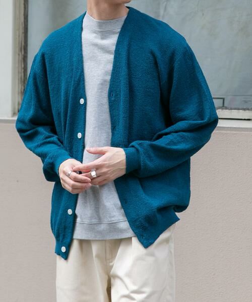 URBAN RESEARCH DOORS / アーバンリサーチ ドアーズ カーディガン・ボレロ | FORK&SPOON　PEウォッシャブルニットカーディガン | 詳細1