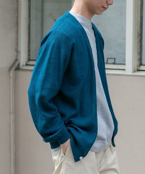 URBAN RESEARCH DOORS / アーバンリサーチ ドアーズ カーディガン・ボレロ | FORK&SPOON　PEウォッシャブルニットカーディガン | 詳細3