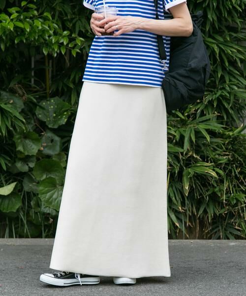 URBAN RESEARCH DOORS / アーバンリサーチ ドアーズ スカート | FORK&SPOON　ウォッシャブルニットフレアスカート | 詳細1