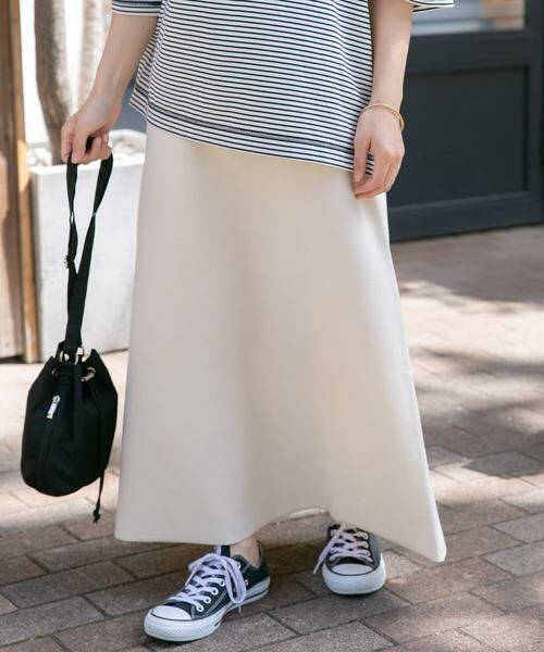 URBAN RESEARCH DOORS / アーバンリサーチ ドアーズ スカート | FORK&SPOON　ウォッシャブルニットフレアスカート | 詳細11