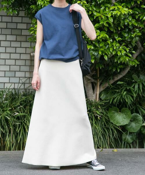 URBAN RESEARCH DOORS / アーバンリサーチ ドアーズ スカート | FORK&SPOON　ウォッシャブルニットフレアスカート | 詳細18