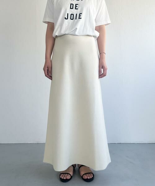 URBAN RESEARCH DOORS / アーバンリサーチ ドアーズ スカート | FORK&SPOON　ウォッシャブルニットフレアスカート | 詳細21