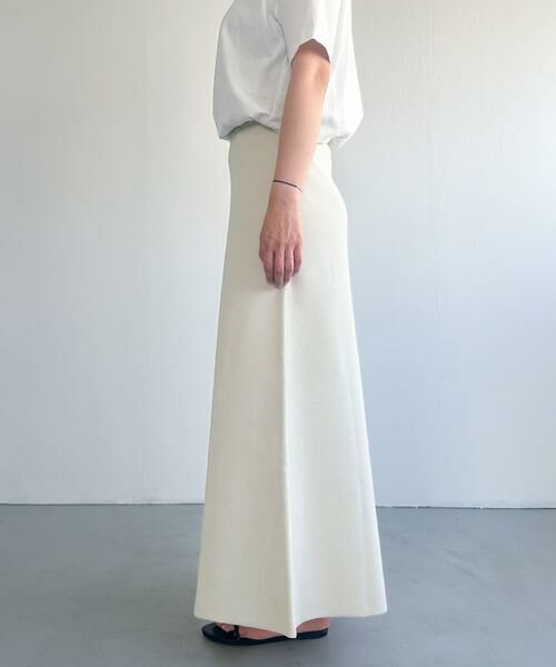 URBAN RESEARCH DOORS / アーバンリサーチ ドアーズ スカート | FORK&SPOON　ウォッシャブルニットフレアスカート | 詳細22