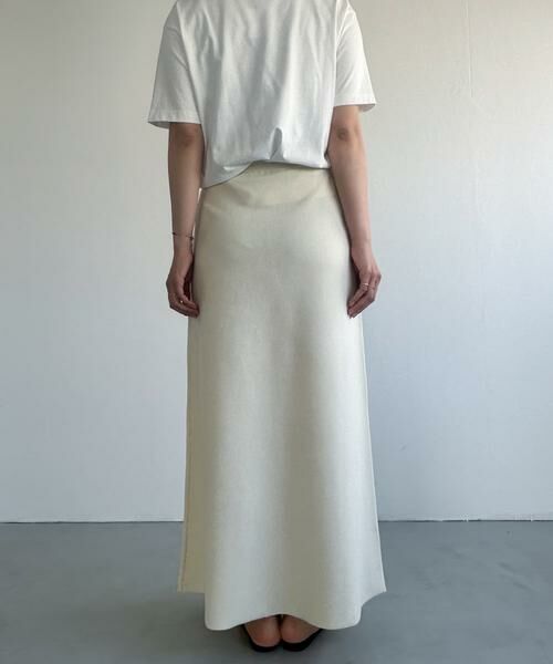 URBAN RESEARCH DOORS / アーバンリサーチ ドアーズ スカート | FORK&SPOON　ウォッシャブルニットフレアスカート | 詳細23