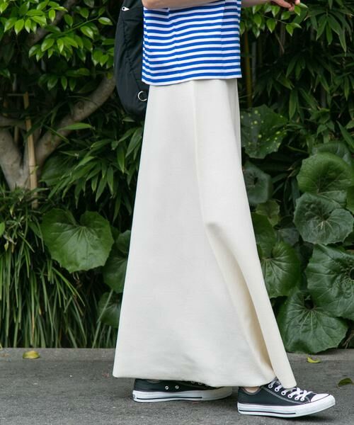URBAN RESEARCH DOORS / アーバンリサーチ ドアーズ スカート | FORK&SPOON　ウォッシャブルニットフレアスカート | 詳細6