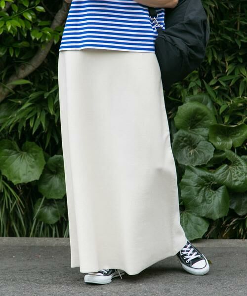 URBAN RESEARCH DOORS / アーバンリサーチ ドアーズ スカート | FORK&SPOON　ウォッシャブルニットフレアスカート | 詳細7