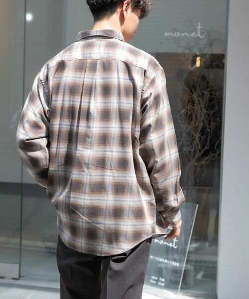 URBAN RESEARCH DOORS / アーバンリサーチ ドアーズ シャツ・ブラウス | FORK&SPOON　コットンウールチェックシャツ | 詳細3