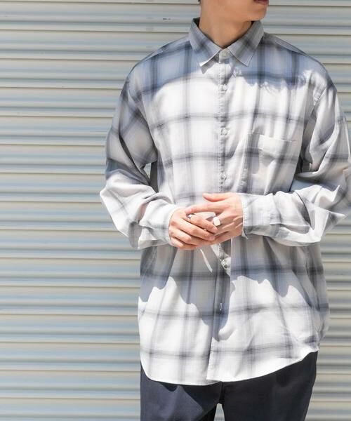 URBAN RESEARCH DOORS / アーバンリサーチ ドアーズ シャツ・ブラウス | FORK&SPOON　コットンウールチェックシャツ | 詳細10