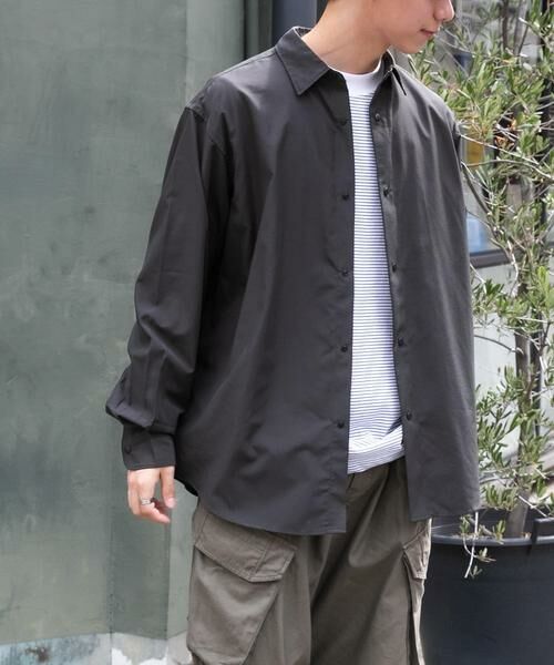 URBAN RESEARCH DOORS / アーバンリサーチ ドアーズ シャツ・ブラウス | FORK&SPOON　レギュラーカラースナップシャツ | 詳細3