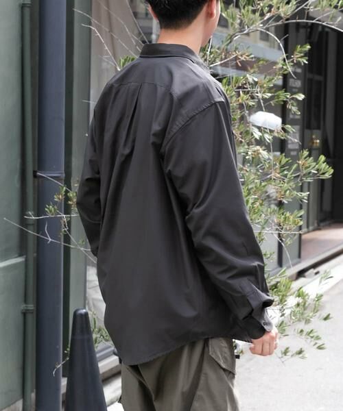 URBAN RESEARCH DOORS / アーバンリサーチ ドアーズ シャツ・ブラウス | FORK&SPOON　レギュラーカラースナップシャツ | 詳細4