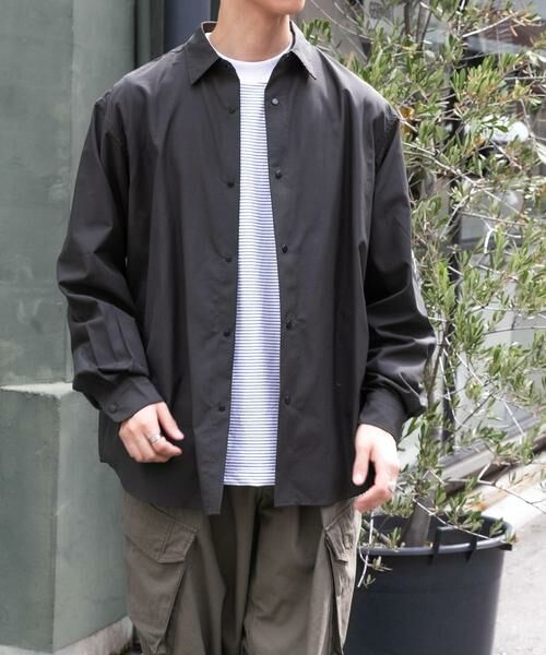 URBAN RESEARCH DOORS / アーバンリサーチ ドアーズ シャツ・ブラウス | FORK&SPOON　レギュラーカラースナップシャツ | 詳細7