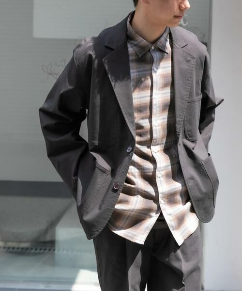 URBAN RESEARCH DOORS / アーバンリサーチ ドアーズ その他アウター | 『セットアップ対応/イージーケア』FORK&SPOON　ideal stretchワークジャケット | 詳細5