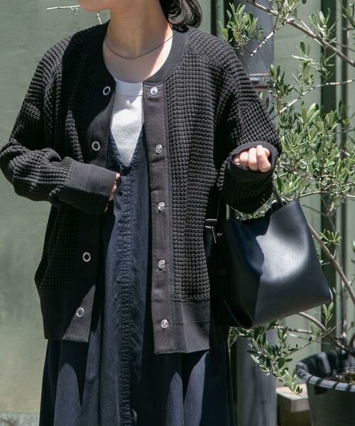 URBAN RESEARCH DOORS / アーバンリサーチ ドアーズ カーディガン・ボレロ | FORK&SPOON　ワッフルカーディガン | 詳細10