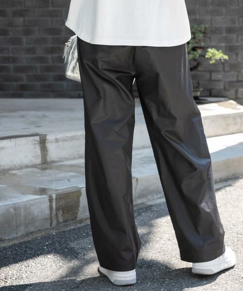 URBAN RESEARCH DOORS / アーバンリサーチ ドアーズ その他パンツ | FORK&SPOON レザーライクパンツ | 詳細22