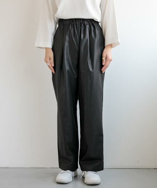 URBAN RESEARCH DOORS / アーバンリサーチ ドアーズ その他パンツ | FORK&SPOON レザーライクパンツ | 詳細24