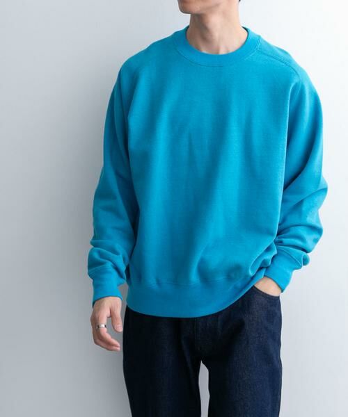 URBAN RESEARCH DOORS / アーバンリサーチ ドアーズ スウェット | FORK&SPOON　ラフィー裏毛クルーネックスウェット | 詳細1