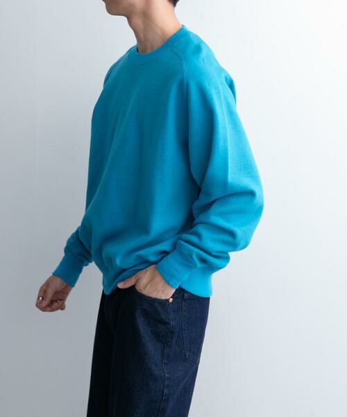 URBAN RESEARCH DOORS / アーバンリサーチ ドアーズ スウェット | FORK&SPOON　ラフィー裏毛クルーネックスウェット | 詳細3