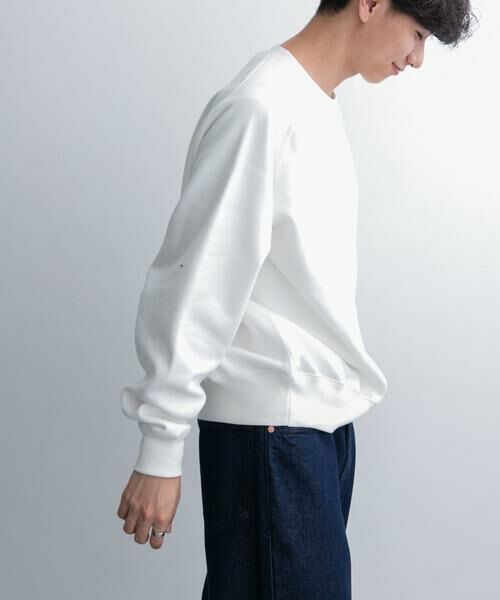 URBAN RESEARCH DOORS / アーバンリサーチ ドアーズ スウェット | FORK&SPOON　ラフィー裏毛クルーネックスウェット | 詳細11