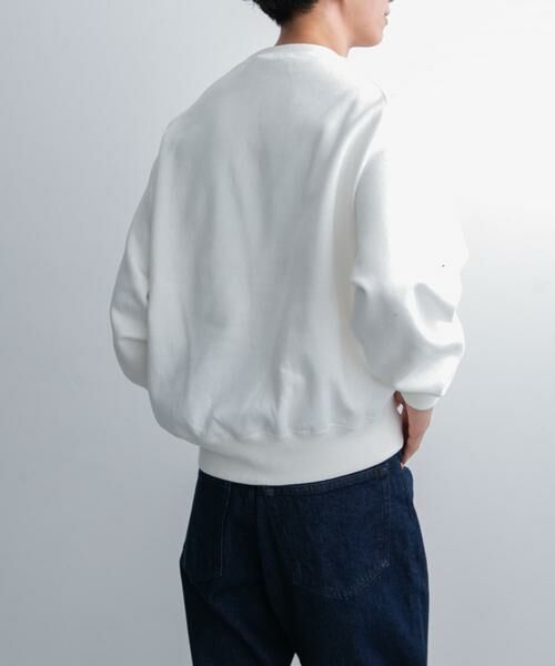 URBAN RESEARCH DOORS / アーバンリサーチ ドアーズ スウェット | FORK&SPOON　ラフィー裏毛クルーネックスウェット | 詳細12