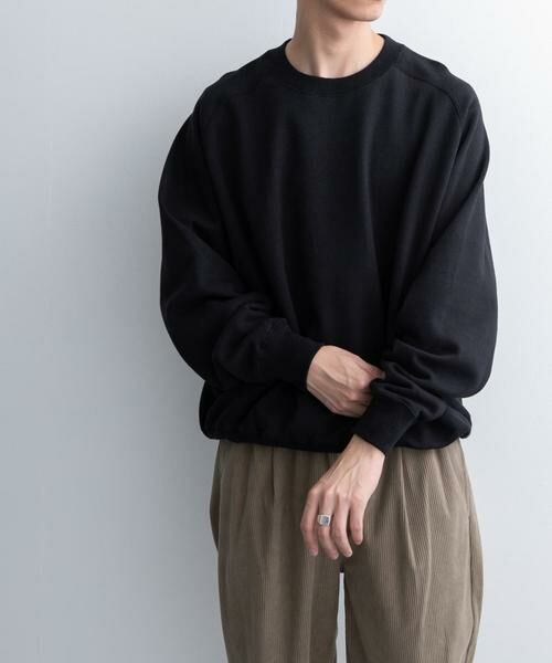 URBAN RESEARCH DOORS / アーバンリサーチ ドアーズ スウェット | FORK&SPOON　ラフィー裏毛クルーネックスウェット | 詳細19