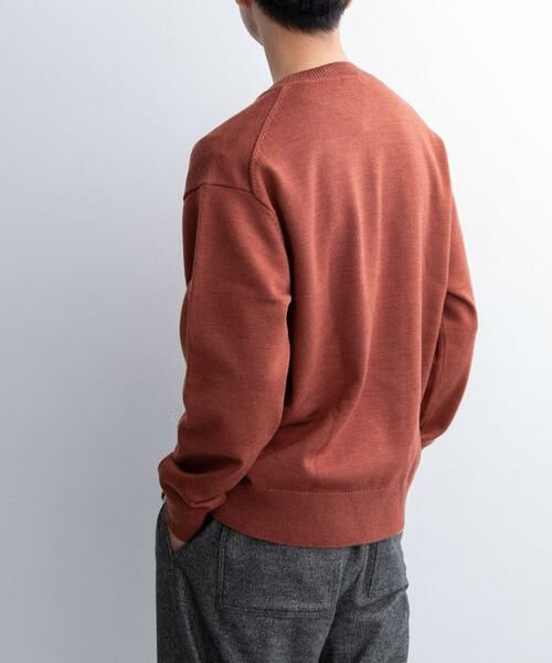 URBAN RESEARCH DOORS / アーバンリサーチ ドアーズ ニット・セーター | FORK&SPOON　ウーステッドヤーンクルーネックニット | 詳細3