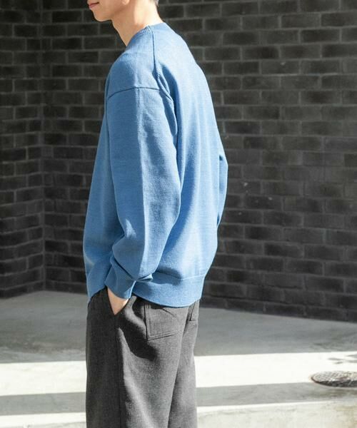 URBAN RESEARCH DOORS / アーバンリサーチ ドアーズ ニット・セーター | FORK&SPOON　ウーステッドヤーンクルーネックニット | 詳細12