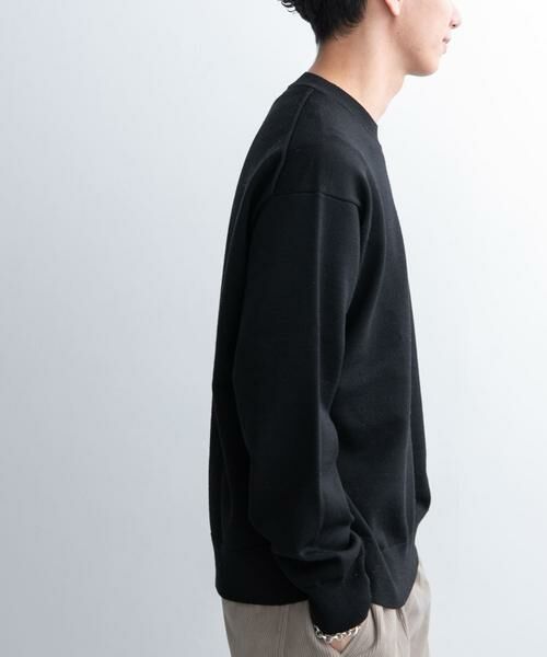 URBAN RESEARCH DOORS / アーバンリサーチ ドアーズ ニット・セーター | FORK&SPOON　ウーステッドヤーンクルーネックニット | 詳細24