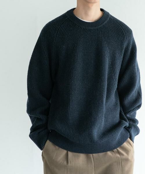 URBAN RESEARCH DOORS / アーバンリサーチ ドアーズ ニット・セーター | FORK&SPOON　ウォッシャブルローゲージニットプルオーバー | 詳細3