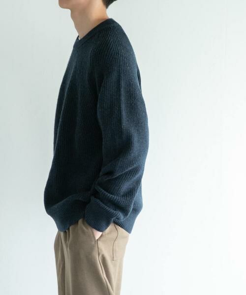 URBAN RESEARCH DOORS / アーバンリサーチ ドアーズ ニット・セーター | FORK&SPOON　ウォッシャブルローゲージニットプルオーバー | 詳細4