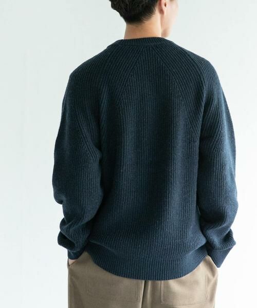 URBAN RESEARCH DOORS / アーバンリサーチ ドアーズ ニット・セーター | FORK&SPOON　ウォッシャブルローゲージニットプルオーバー | 詳細5