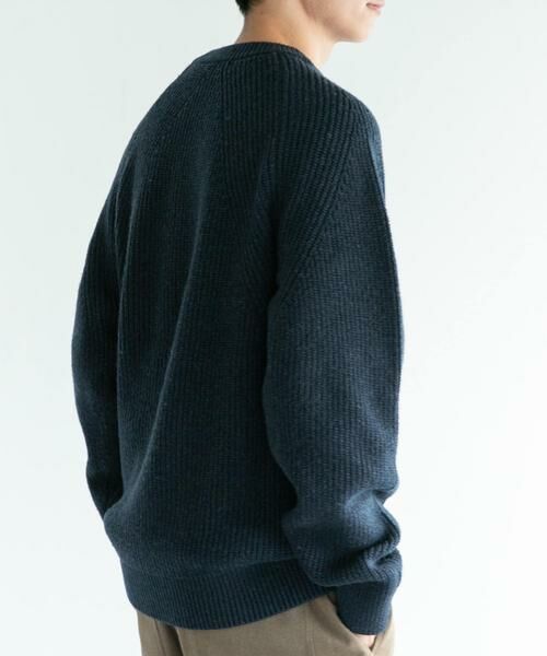 URBAN RESEARCH DOORS / アーバンリサーチ ドアーズ ニット・セーター | FORK&SPOON　ウォッシャブルローゲージニットプルオーバー | 詳細6