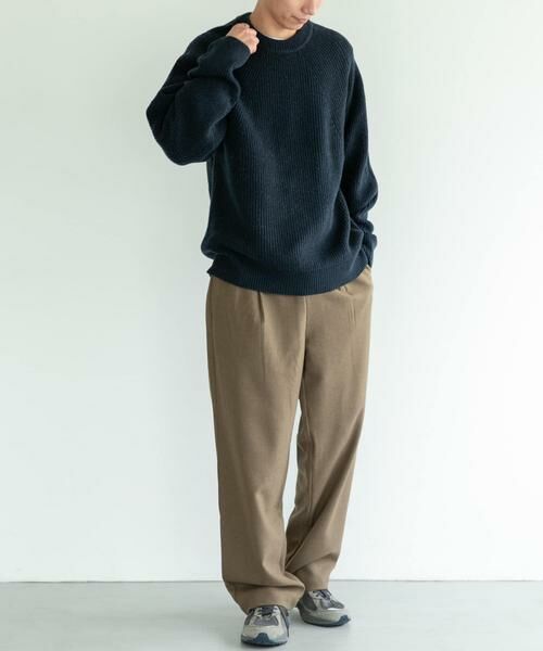 URBAN RESEARCH DOORS / アーバンリサーチ ドアーズ ニット・セーター | FORK&SPOON　ウォッシャブルローゲージニットプルオーバー | 詳細7
