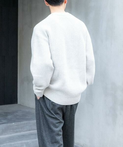 URBAN RESEARCH DOORS / アーバンリサーチ ドアーズ ニット・セーター | FORK&SPOON　ウォッシャブルローゲージニットプルオーバー | 詳細15