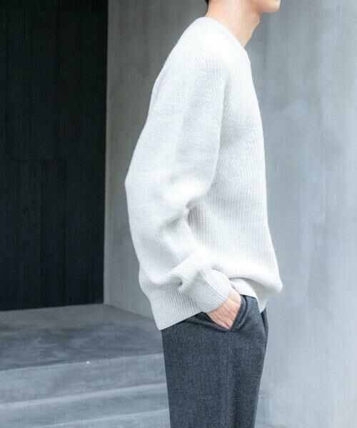 URBAN RESEARCH DOORS / アーバンリサーチ ドアーズ ニット・セーター | FORK&SPOON　ウォッシャブルローゲージニットプルオーバー | 詳細17