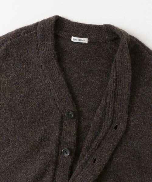 URBAN RESEARCH DOORS / アーバンリサーチ ドアーズ カーディガン・ボレロ | FORK&SPOON　Vネックブラッシュドカーディガン | 詳細12