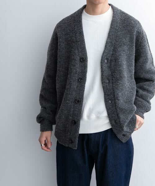 URBAN RESEARCH DOORS / アーバンリサーチ ドアーズ カーディガン・ボレロ | FORK&SPOON　Vネックブラッシュドカーディガン | 詳細13
