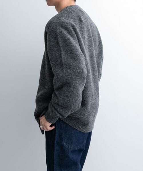 URBAN RESEARCH DOORS / アーバンリサーチ ドアーズ カーディガン・ボレロ | FORK&SPOON　Vネックブラッシュドカーディガン | 詳細16