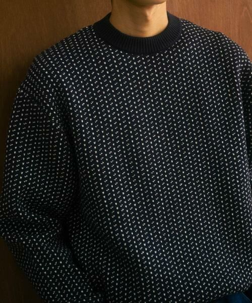 URBAN RESEARCH DOORS / アーバンリサーチ ドアーズ ニット・セーター | FORK&SPOON　バーズアイクルーネックニット | 詳細6