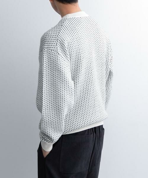 URBAN RESEARCH DOORS / アーバンリサーチ ドアーズ ニット・セーター | FORK&SPOON　バーズアイクルーネックニット | 詳細16