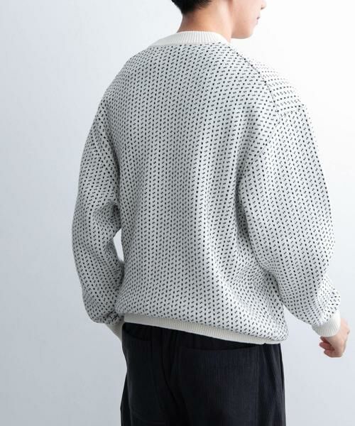 URBAN RESEARCH DOORS / アーバンリサーチ ドアーズ ニット・セーター | FORK&SPOON　バーズアイクルーネックニット | 詳細17
