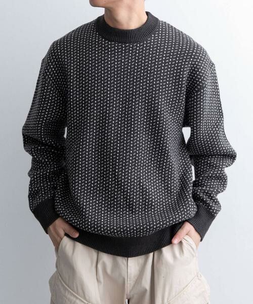 URBAN RESEARCH DOORS / アーバンリサーチ ドアーズ ニット・セーター | FORK&SPOON　バーズアイクルーネックニット | 詳細22